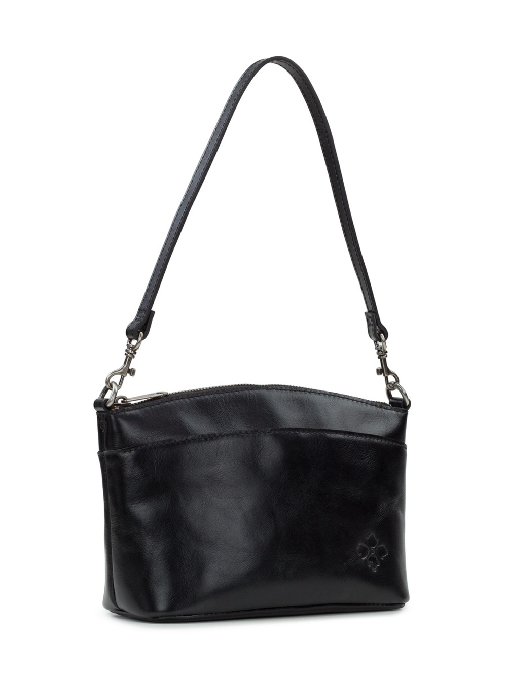 Patricia Nash Black Leather Shoulder Bag by